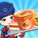 Food Truck Chef Cooking