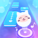 Music Cat! Piano Tiles Game 3D