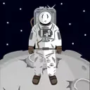 Stickman in space