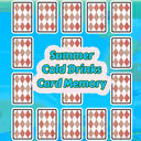 Summer Cold Drinks Card Memory