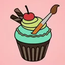 Yummy Cupcake Coloring