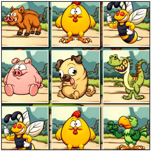 Animals Memo Match
