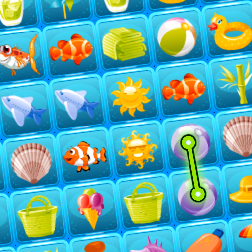 Beach Connect Mahjong