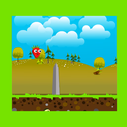 Bouncing Strawberry