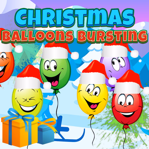 Christmas Balloons Bursting