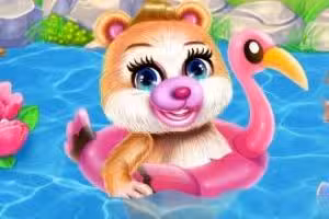 Cute Bear Caring