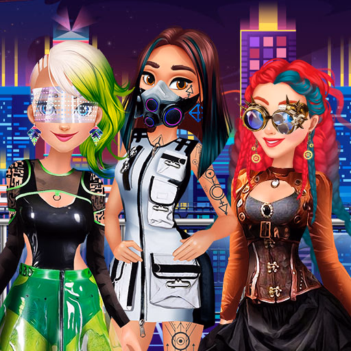 Cyberpunk City Fashion