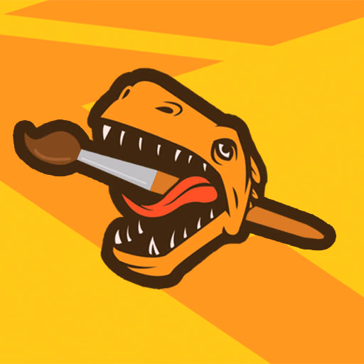 Dinosaur Warrior Coloring