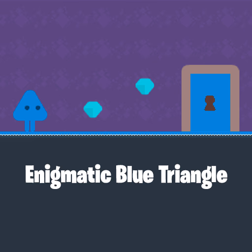 Enigmatic Blue Triangle
