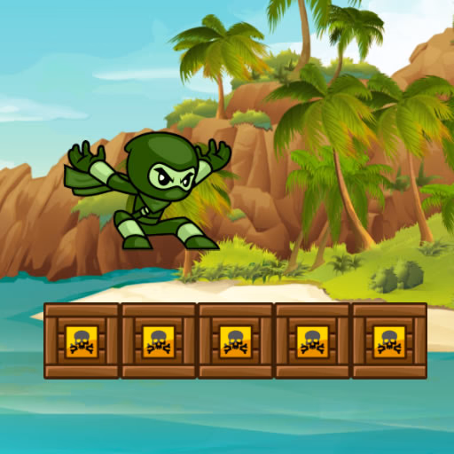 Green Ninja Run