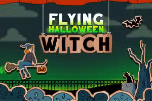 Halloween Witch Fly