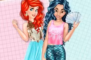 Jasmine and Ariel Wardrobe Swap