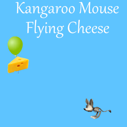 Kangaroo Mouse Flying Cheese