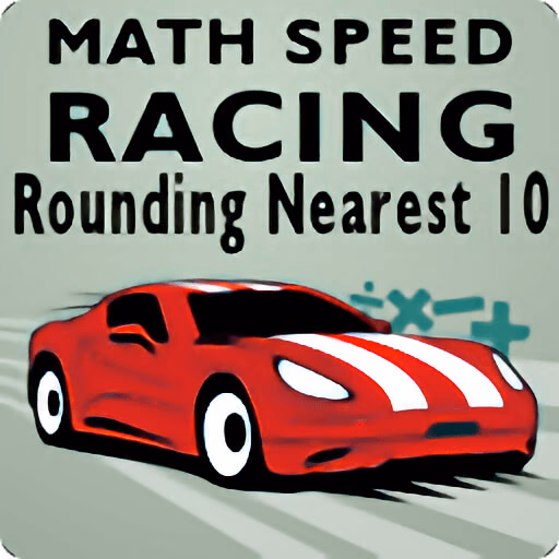 Math Speed Racing Rounding 10