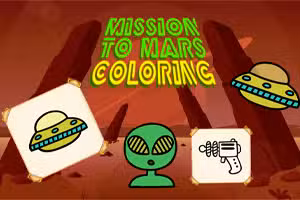 Mission to Mars Coloring