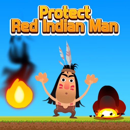 Protect Red Indian Man