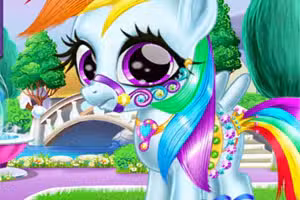 Rainbow Pony Caring
