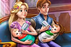 Rapunzel Twins Family Day