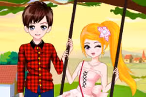Romantic Spring Couple