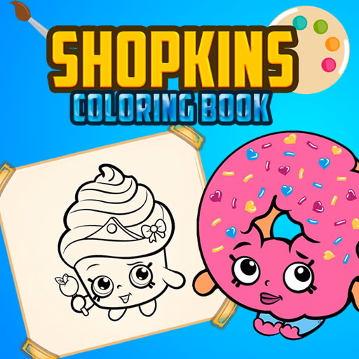 Shopkins Coloring Book