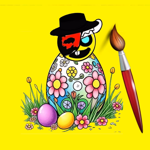 Sprunki Easter Coloring