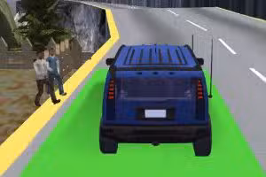 Uphill Jeep Driving